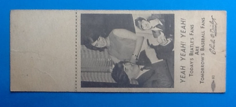 Beatles Original Unused Concert Ticket Kansas City 1964