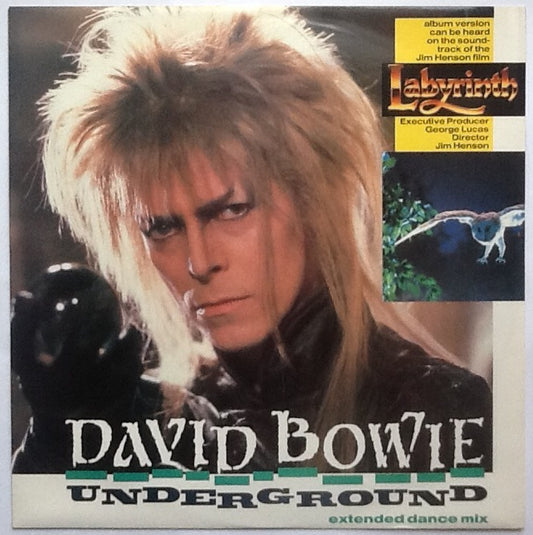 David Bowie Underground 3 Track NMint 12" Vinyl Single UK 1986