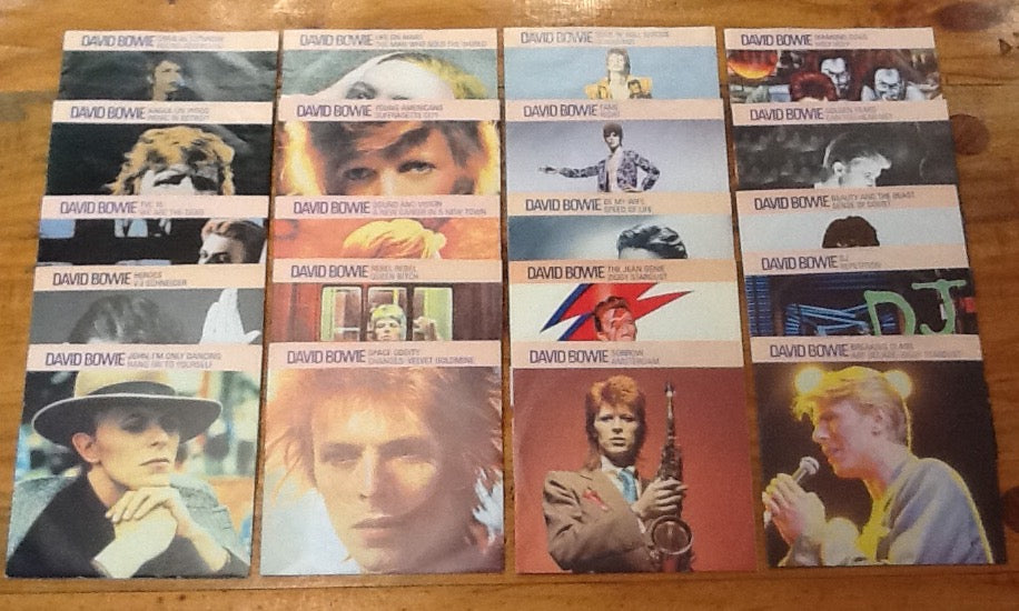 David Bowie Lifetimes The Singles Complete Set of 20 7