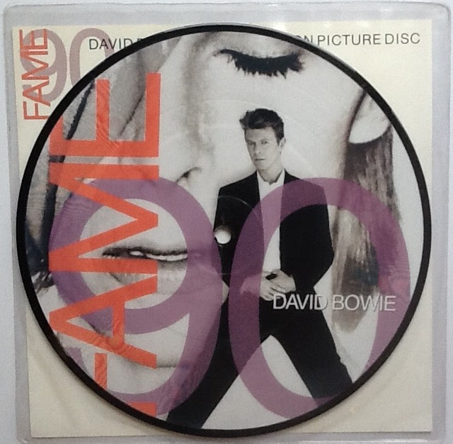 David Bowie Fame 90 2 Track 7" Picture Disc Vinyl Single with Insert 1990