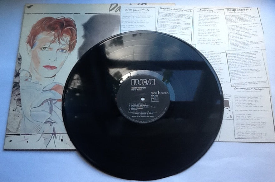 David Bowie Scary Monsters 10 Track 1st Pressing Vinyl Album LP UK 1980