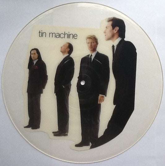 David Bowie Tin Machine Maggie's Farm 2 Track 7" NMint Uncut Shaped Picture Disc UK 1989