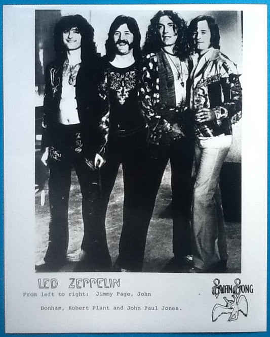 Led Zeppelin Promo Photo Earls Court London Swan Song 1975