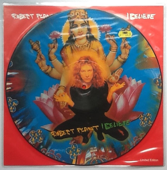 Led Zepellin Robert Plant I Believe 4 Track NMint 12” Picture Disc Vinyl Single UK 1993