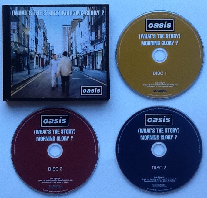 Oasis (What’s The Story) Morning Glory 3 CD NMint Remastered Deluxe Box Set  2014