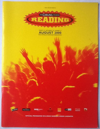 Oasis Muse Stereophonics Original Concert Programme Reading Festival 2000