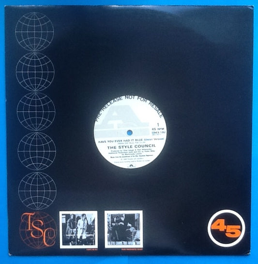 Style Council Have You Ever Had It Blue 3 Track 12" NMint Promo UK 1986