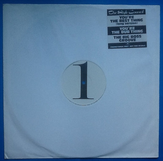 Style Council You're The Best Thing 3 Track 12" NMint White Label DJ Promo 1984