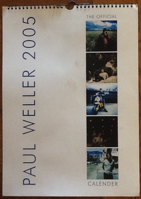 Paul Weller Official Unused Calendar 2005