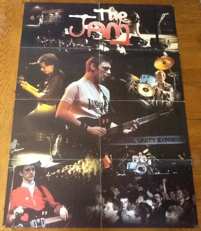 Jam Original Fold Out Poster Magazine Pop Gallery Farewell The Jam