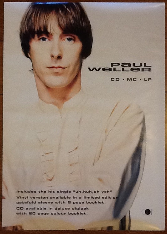 Paul Weller Self Titled LP Original Promtional Poster UK 1992