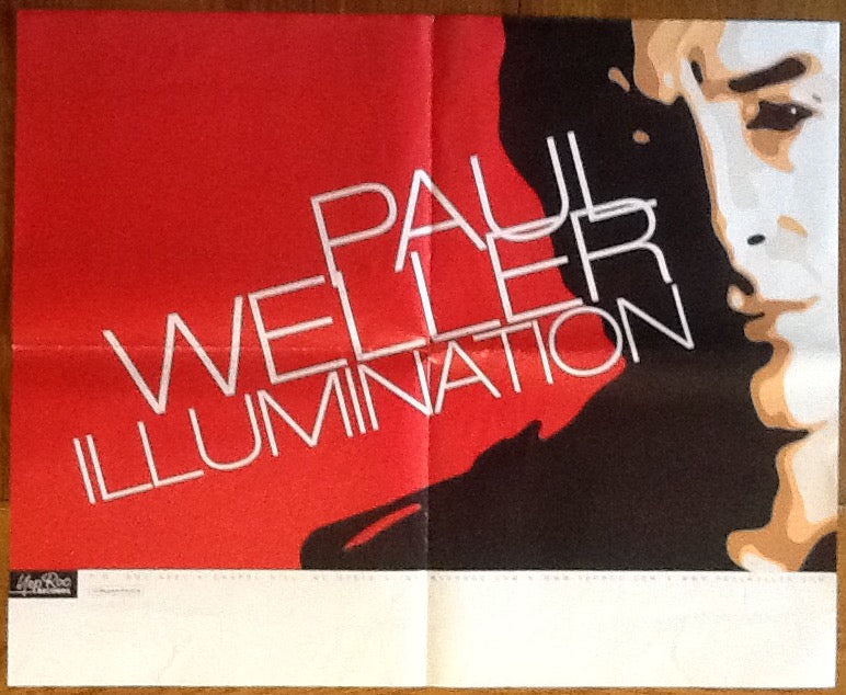 Paul Weller Illumination Original Rare Promotional Poster USA 2002