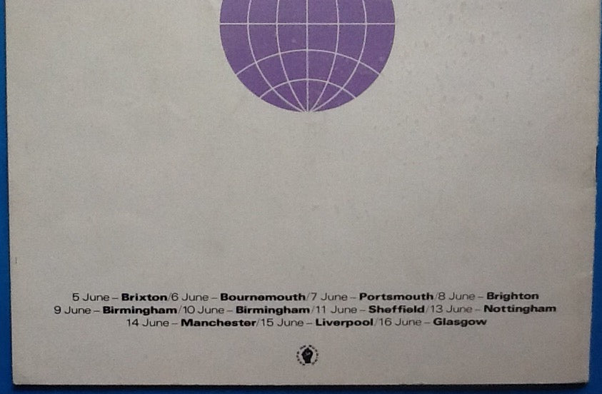 Style Council Original Concert Programme Internationalists Tour June 1985