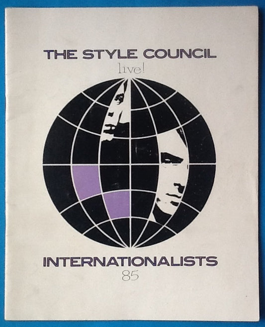 Style Council Original Concert Programme Internationalists Tour June 1985