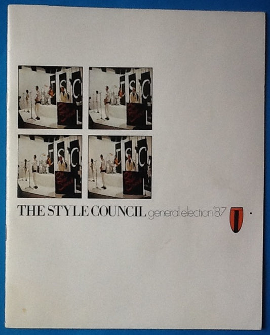 Style Council Original Concert Programme General Election Tour 1987