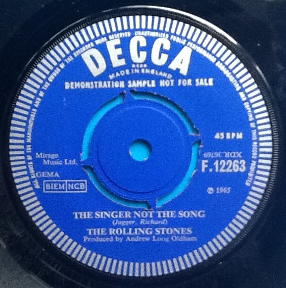 Rolling Stones Get Off Of My Cloud 2 Track 7" Demo UK 1965