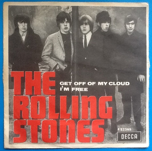 Rolling Stones Get Off Of My Cloud 7" Export 45 Sweden 1965