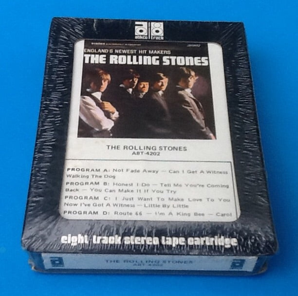 Rolling Stones Sealed 8 Track England's Newest Hit Makers Black Cartridge