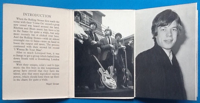 Rolling Stones A Pixerama Foldbook of 12 Pictures Wolfe 1964