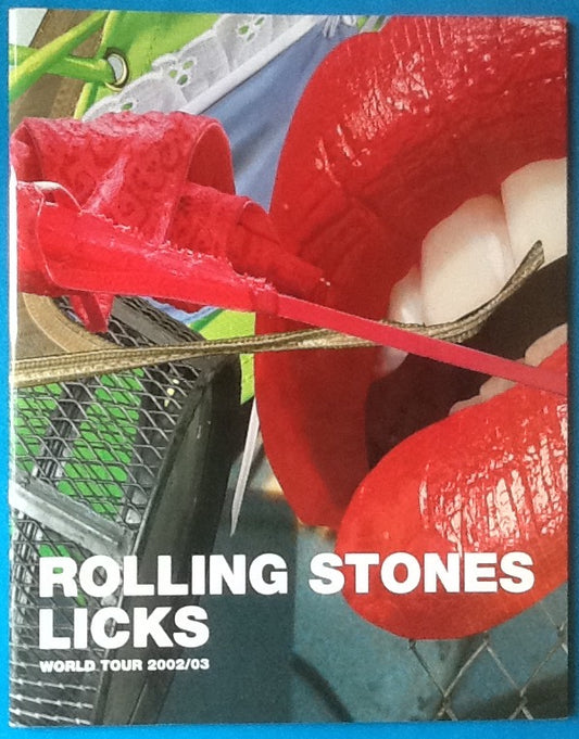 Rolling Stones Original Concert Programme Licks World Tour 2002-03