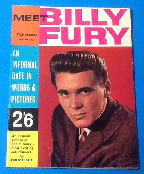 Billy Fury Meet Billy Magazine