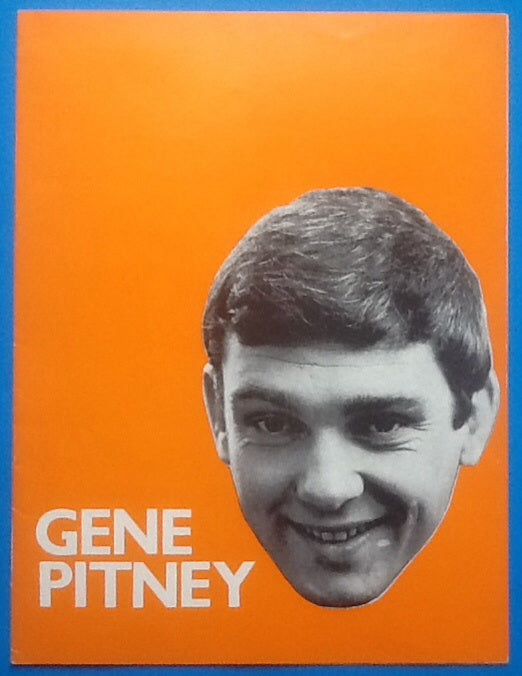 Gene Pitney Troggs Original Concert Programme UK Tour 1967