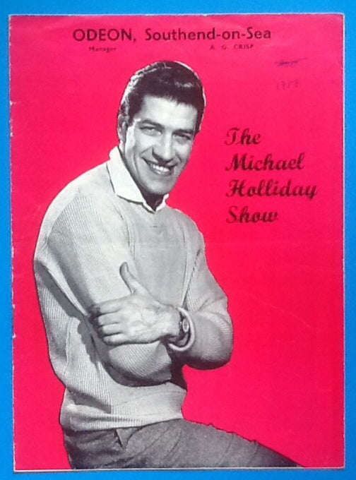 Michael Holliday Programme Southend 1959