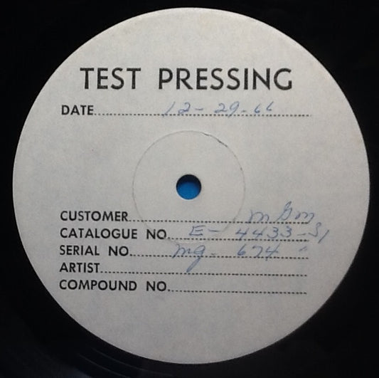 Eric Burdon Animals Eric Is Here 2 x 12" Test Pressing MGM 1967