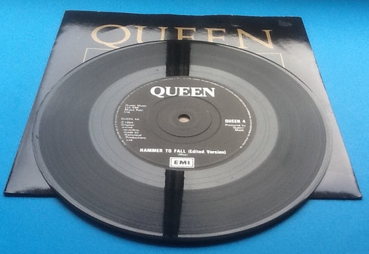 Queen Hammer to Fall Original UK 7" Withdrawn Sleeve 1984