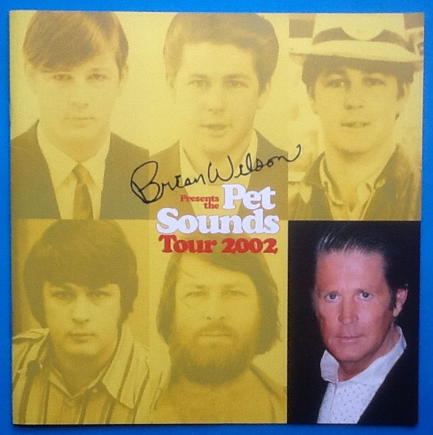 Beach Boys Brian Wilson Concert Programme Pet Sounds 2002