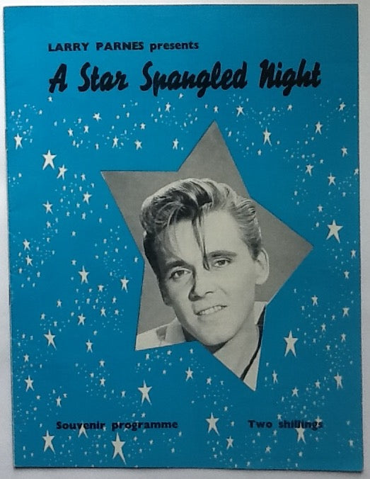 Billy Fury Eden Kane Joe Brown Original Concert Programme UK Tour 1961