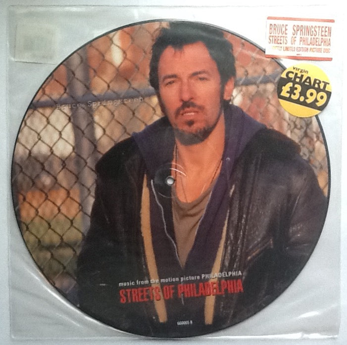 Bruce Springsteen Streets of Philadelphia 4 Track NMint 12" Picture Disc Vinyl Single UK 1994