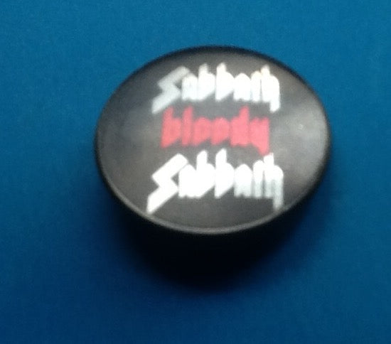 Black Sabbath Original Vintage Crystal Enamel Pin Badge