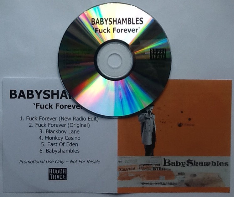 Babyshambles Fuck Forever 6 Track NMint Promo Demo CD UK 2005