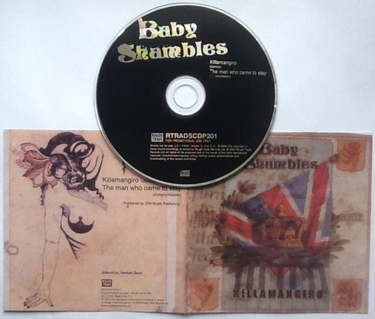 Babyshambles Killamangiro 2 Track NMint Promo Demo CD 2004