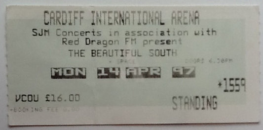 Beautiful South Original Used Concert Ticket Cardiff International Arena 1997