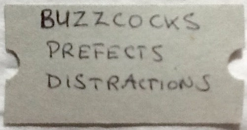 Buzzcocks Prefects Distractions Original Concert Ticket Rafters Club Manchester 1977