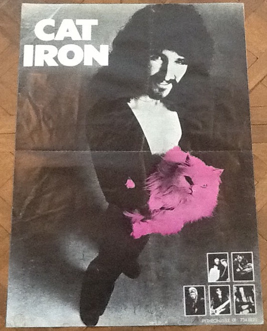 Cat Iron Original Promo Poster UK 1973