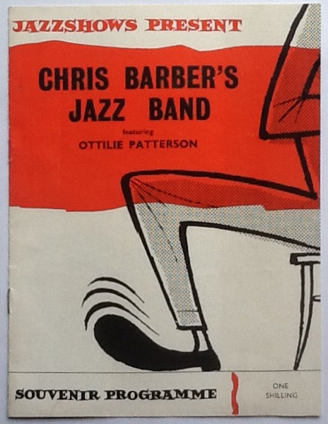 Chris Barber Ottilie Patterson Original Concert Programme UK Tour 1957