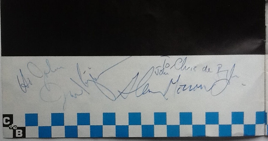 Chris De Burgh Original Signed Autographed Concert Programme Best Moves Tour 1981