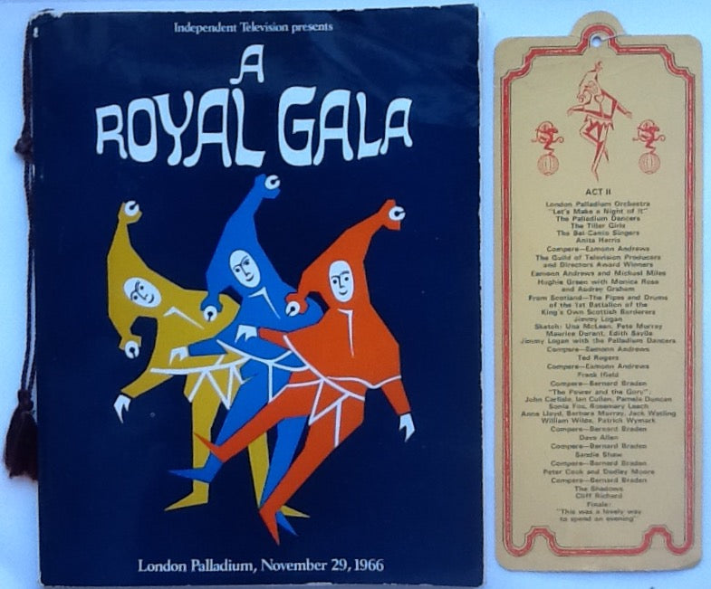 Cliff Richard Walker Brothers Original Concert Programme A Royal Gala London Palladium 1966