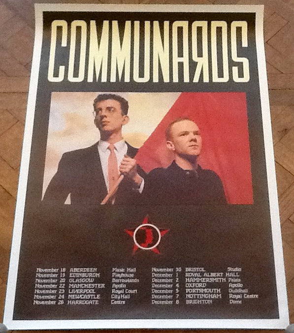 Communards Original Concert Tour Gig Poster UK Tour 1986