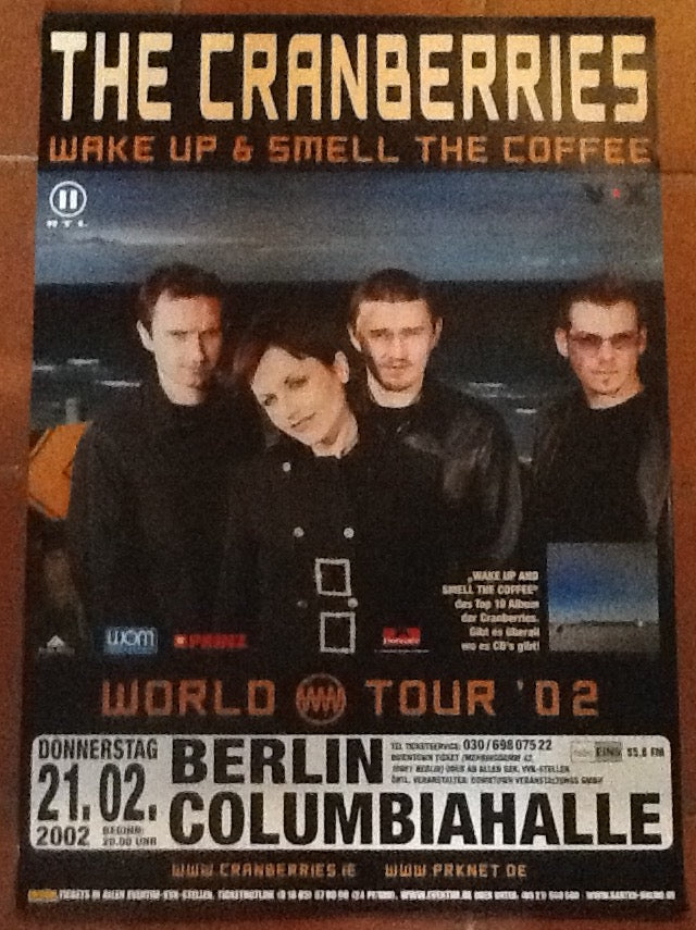 Cranberries Original Concert Tour Gig Poster Columbiahalle Berlin 2002