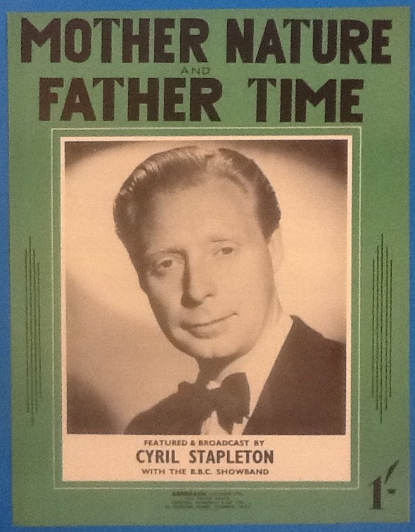 Cyril Stapleton Mother Nature And Father Time Original Mint Sheet  Music 1952