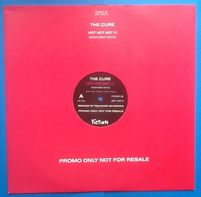 Cure Hot Hot Hot !!! 2 Track 12" NMint Promo Single UK 1988