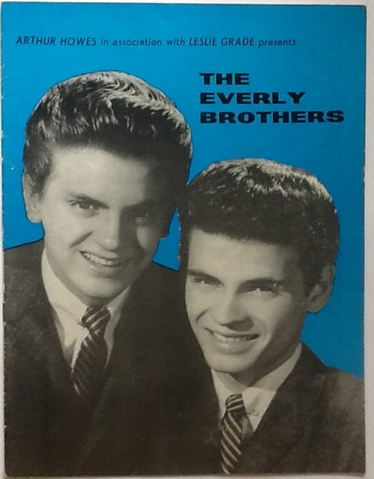 Everly Brothers Frank Ifield Original Concert Programme UK Tour 1962