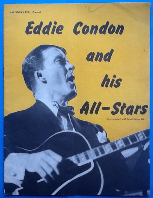 Eddie Condon Original Concert Programme First British Tour 1957