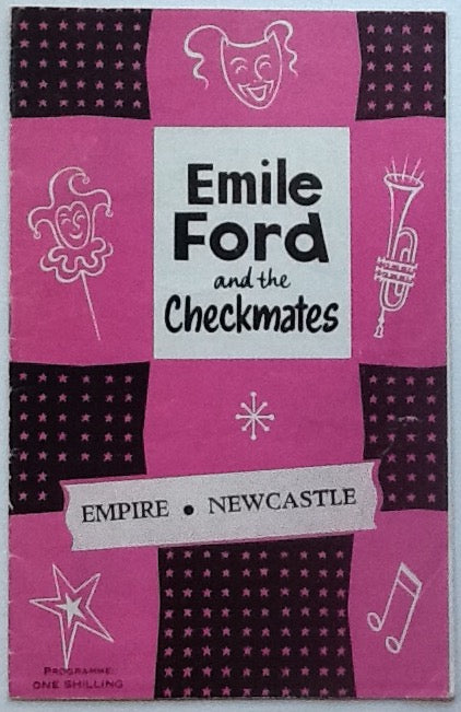 Emile Ford Jimmy Lloyd Original Concert Programme Empire Theatre Newcastle 1959