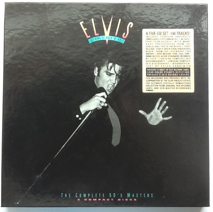 Elvis Presley The King of Rock N Roll Complete 50's Masters  NMint 5 CD Box Set 1992
