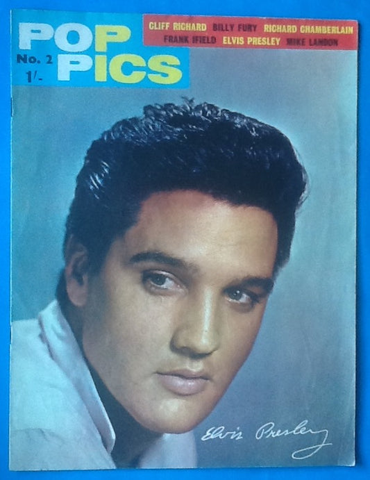 Elvis Presley Cliff Richard Pop Pics Magazine No. 2  1963